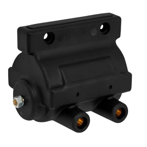 XFYESL Zündkerzen Motorrad Dual Feuer Twin Power Zündung Zwei Draht Funken Spule Für Harley Für FLHT Für Sportster Für Softail zündspule von XFYESL