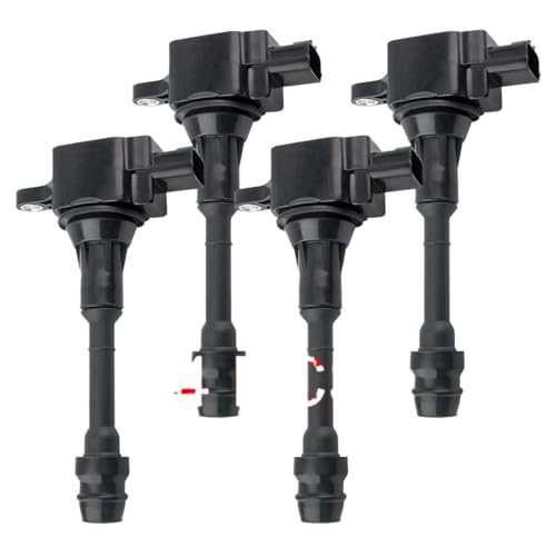 Zündkerzen 1/4 STÜCKE 22448-8H300 UF350 Zündspule Für NISSAN X-TRAIL T30 SENTRA B15 TEANA J31 2,0 Für Altima 2,5 zündspule(4pcs) von XFYESL