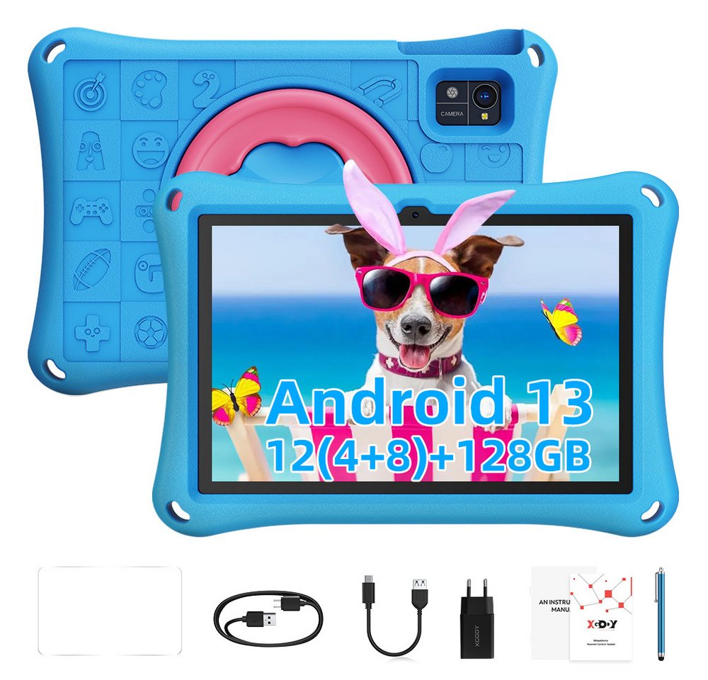 XGODY N02pro Tablet (10.1", 128 GB, 10.1 Zoll Android 13 Tablet 12+128GB 4 Core 7000mah Bluetooth 5.0) von XGODY