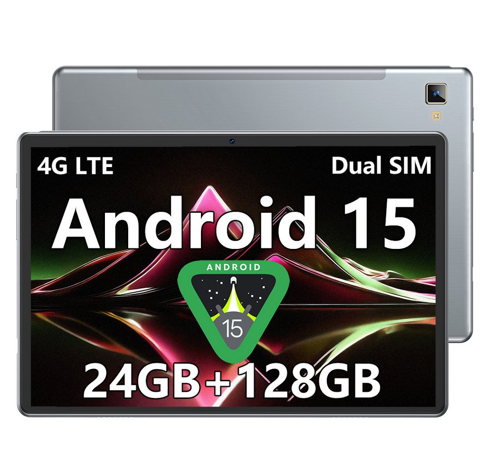 XGODY P60 Android 15 24GB+128GB 4G LTE 2 SIM 8-Core T606 Tablet (10.1", 128 GB, 15, Android 15 10.1" (8+16)24GB+128GB 8000mAh 8-Core 1920 *1200 4GLTE 2SIM) von XGODY