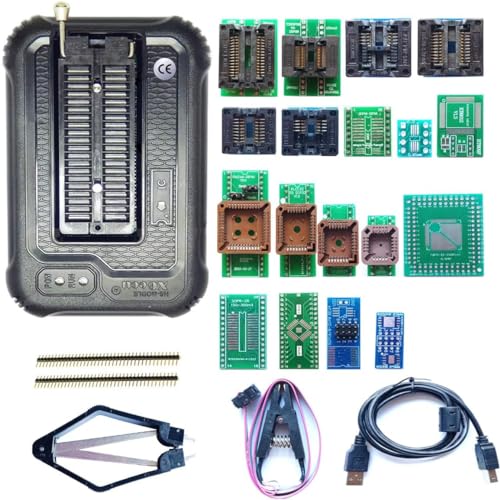 Xgecu TL866II Plus Upgraded Xgecu T48 Programmer 18 Adapter t48 eprom Programmer TL866-3G IC Bios AVR MCU SPI Nor NAND Flash EMMC Clip Socket von XGOIENZI