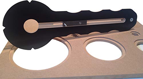 Fräszirkel MC8002 für die Oberfräse, Lochkreise Ø3-76cm, HiFi, Möbelbau, Fräshilfe, Universal Fräszirkel MC8002 für die Oberfräse, Lochkreise Ø3-76cm, HiFi, Möbelbau, Fräshilfe, Universal von XGOTEC