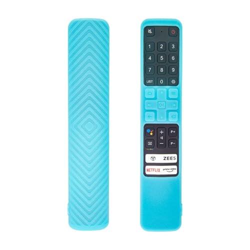 Silikon-Schutzhülle für TCL Voice TV Remote RC901V FMRD/FMR1/FMR8, waschbar, rutschfest, stoßfest, leuchtet im Dunkeln, mit Umhängeband, Blau Silikon-Schutzhülle für TCL Voice TV Remote RC901V FMRD/FMR1/FMR8, waschbar, rutschfest, stoßfest, leuchtet im Dunkeln, mit Umhängeband, Blau von XGYCYXM