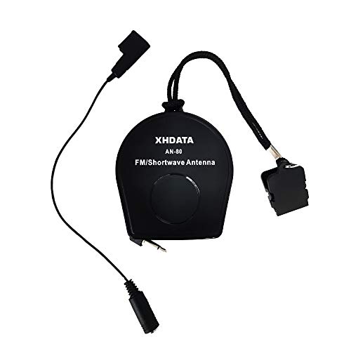 XHDATA AN-80 FM SW Radio Antenne Signal Verstärker Empfänger Geeignet für Funkgeräte mit und ohne Antennenanschluss Ca. 7 m Verlängerungskabel Schwarz XHDATA AN-80 FM SW Radio Antenne Signal Verstärker Empfänger Geeignet für Funkgeräte mit und ohne Antennenanschluss Ca. 7 m Verlängerungskabel Schwarz von XHDATA