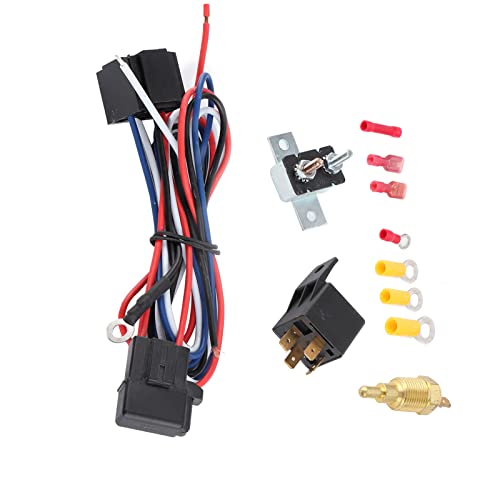 Kühlerkühlungslüfterrelais -Kit Schützt das Automobilsystem Effizient mit Isolierten Kabel -Kfz -Szene der Kabel -Isolierterminals von XHIKOWAT