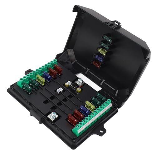 Universal 12 Gang Switch Panel, IP65 Anti Water RGB -Steuerkasten für LKW, Boot, Offroad ATV, Hintergrundbeleuchtung LED, 12 V & 24 V DC -Spannung, Relaissystem von XHIKOWAT