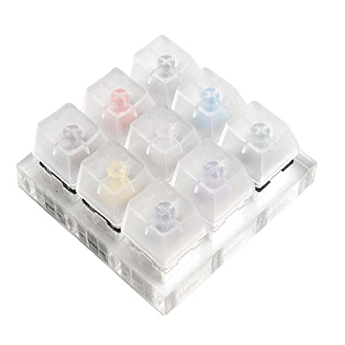 9 Schalter Tester mit staubdichtem Acrylsockel Kailh Box Outemu für mechanische Tastatur MX Switch Tester mit Acryl Blank Base Tastenkappen 9 Schalter Tester mit staubdichtem Acrylsockel Kailh Box Outemu für mechanische Tastatur MX Switch Tester mit Acryl Blank Base Tastenkappen von XIAN