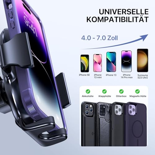 XIAOBINGFA Handy Halterung PKW Lüftung für Toyota Proace 2 ab Bj 2016 -, 2025 Upgrade Lüftungsclip Drehbar Kfz Handyhalterung 100% Sicherer Griff XIAOBINGFA Handy Halterung PKW Lüftung für Toyota Proace 2 ab Bj 2016 -, 2025 Upgrade Lüftungsclip Drehbar Kfz Handyhalterung 100% Sicherer Griff von XIAOBINGFA