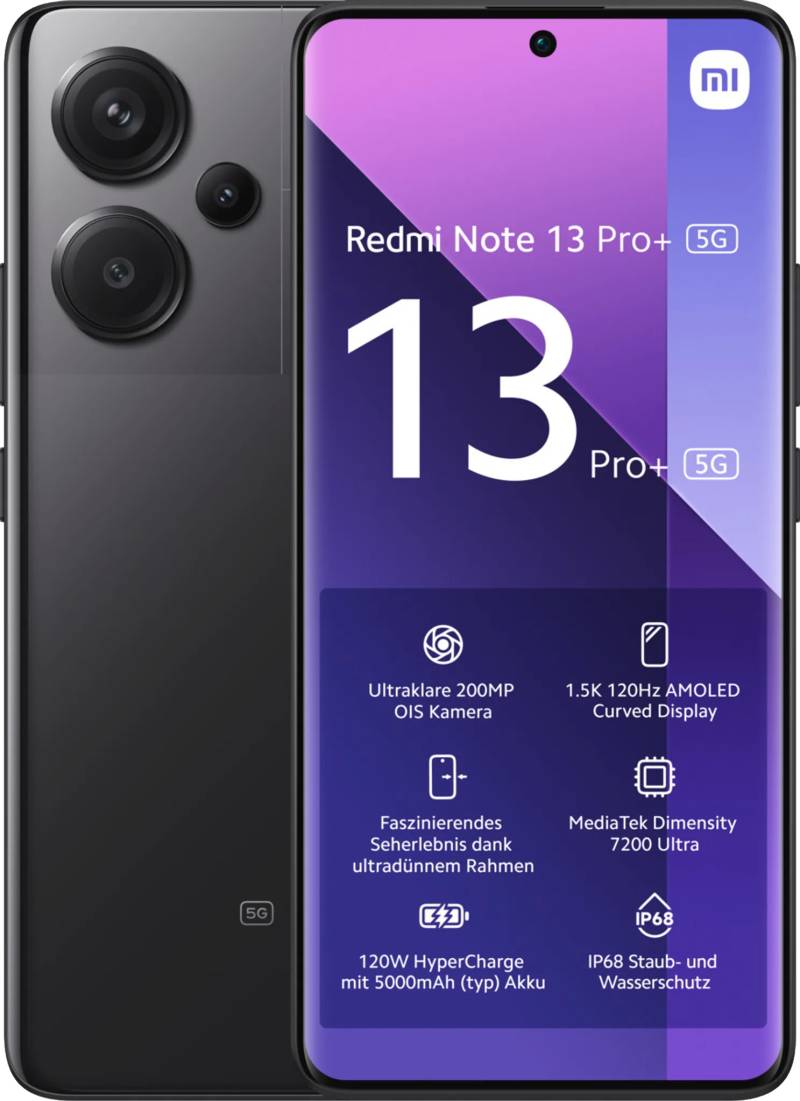 Redmi Note 13 Pro+ 5G Dual-SIM von XIAOMI