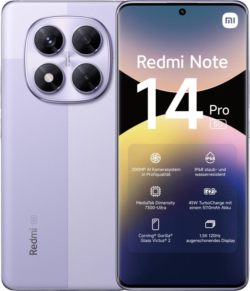 Redmi Note 14 Pro 5G Dual-SIM von XIAOMI
