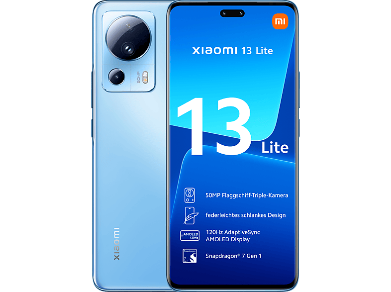 XIAOMI 13 Lite 5G 128 GB Blue Dual SIM XIAOMI 13 Lite 5G 128 GB Blue Dual SIM von XIAOMI