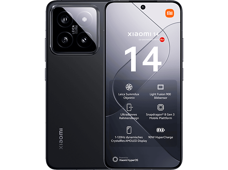 XIAOMI 14 512 GB Black Dual SIM XIAOMI 14 512 GB Black Dual SIM von XIAOMI