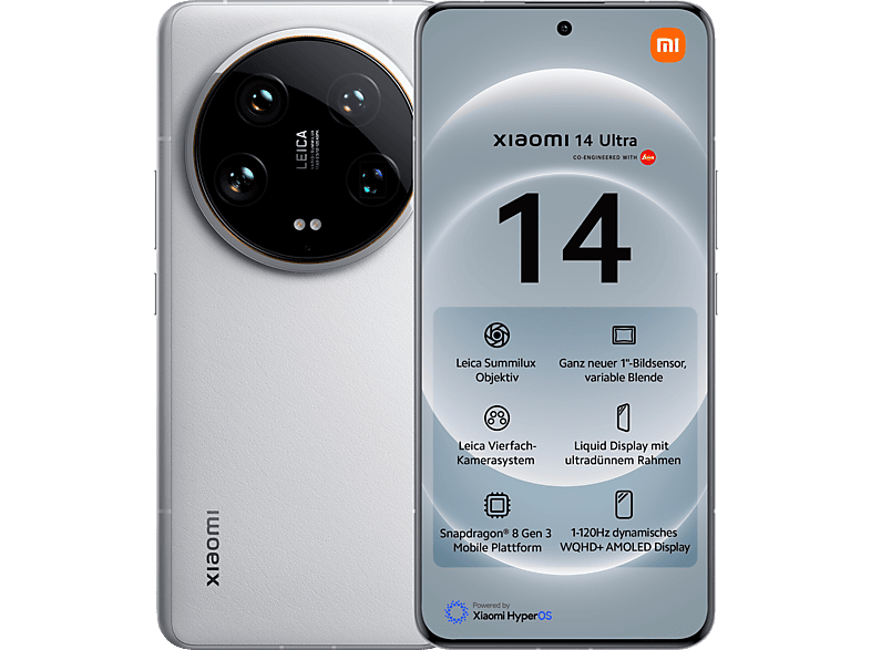 XIAOMI 14 Ultra 512 GB White Dual SIM von XIAOMI