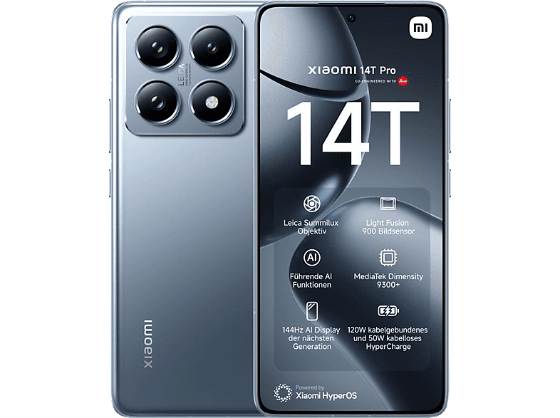 XIAOMI 14T Pro 512 GB Titan Blue Dual SIM XIAOMI 14T Pro 512 GB Titan Blue Dual SIM von XIAOMI