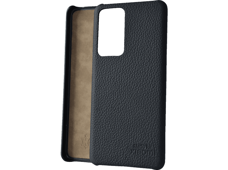 XIAOMI Lenny, Echtleder, Backcover, Xiaomi, 12 Pro, Black von XIAOMI