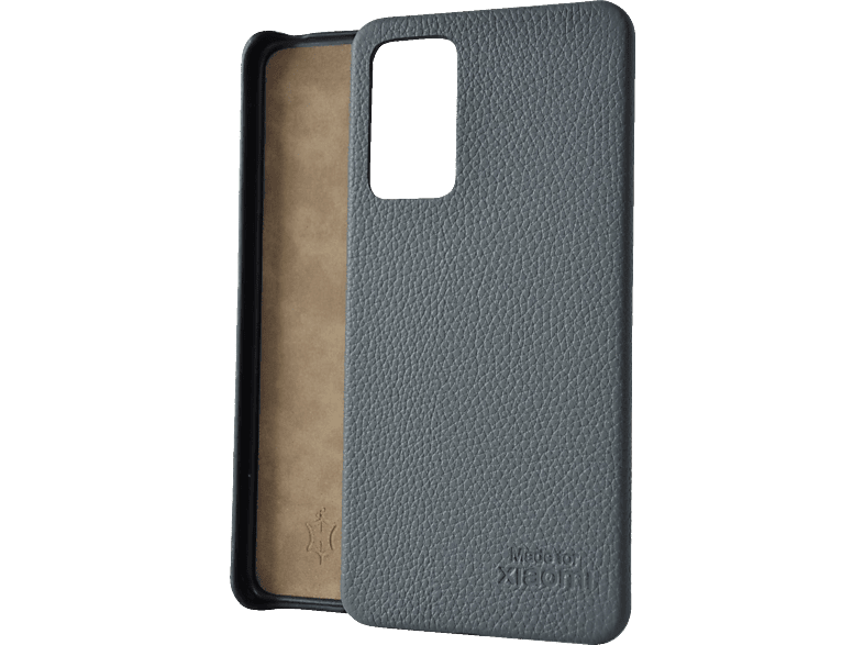 XIAOMI Lenny, Echtleder, Backcover, Xiaomi, Redmi Note 11 Pro/11 Pro 5G, Grey von XIAOMI