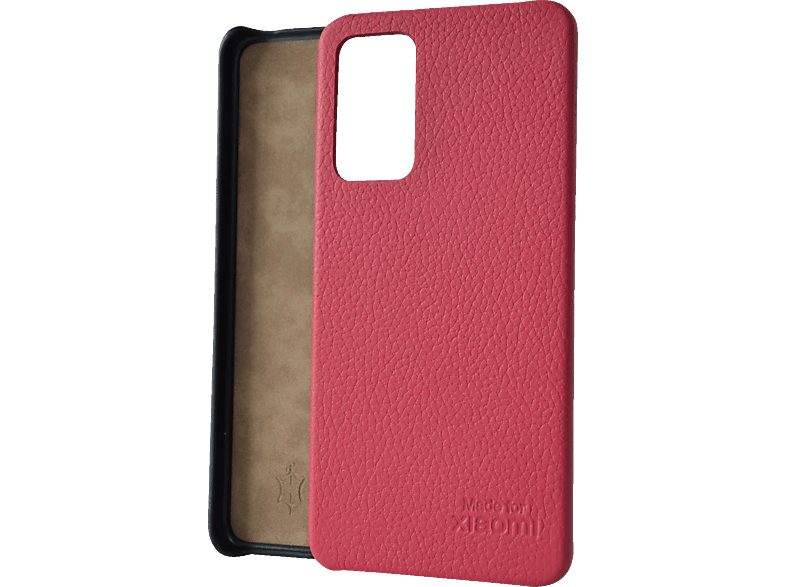 XIAOMI Lenny, Echtleder, Backcover, Xiaomi, Redmi Note 11 Pro/11 Pro 5G, Pink von XIAOMI