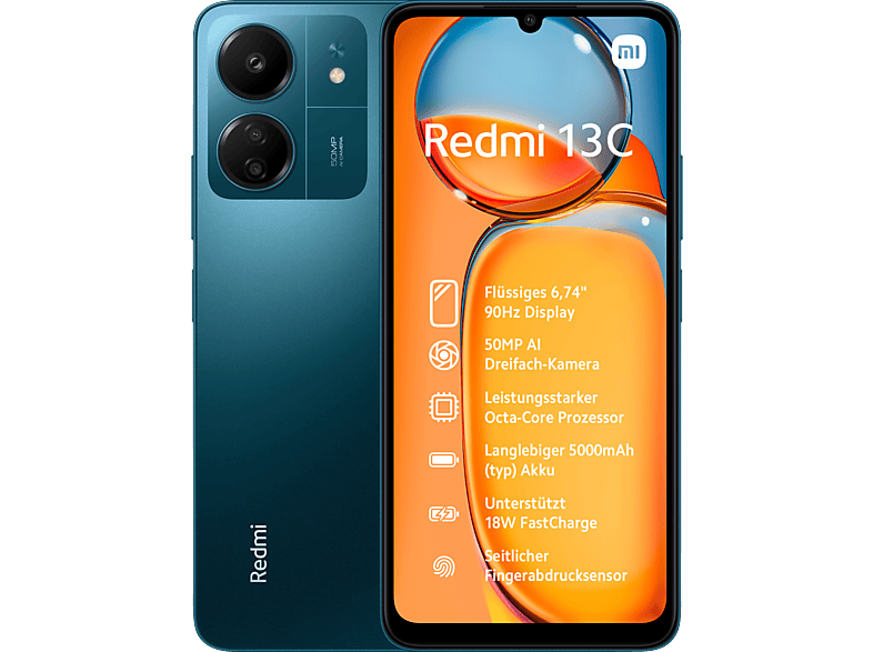 XIAOMI Redmi 13C 128 GB Navy Blue Dual SIM von XIAOMI