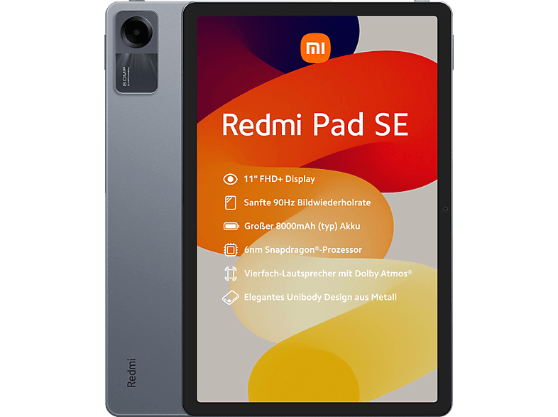XIAOMI Redmi Pad SE, Tablet, 128 GB, 11 Zoll, Graphite Gray von XIAOMI