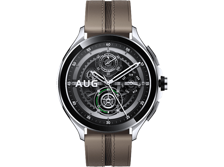 XIAOMI Watch 2 Pro, BT Smartwatch Aluminium Fluorkautschuk/Leder, 22 mm, Silver XIAOMI Watch 2 Pro, BT Smartwatch Aluminium Fluorkautschuk/Leder, 22 mm, Silver von XIAOMI