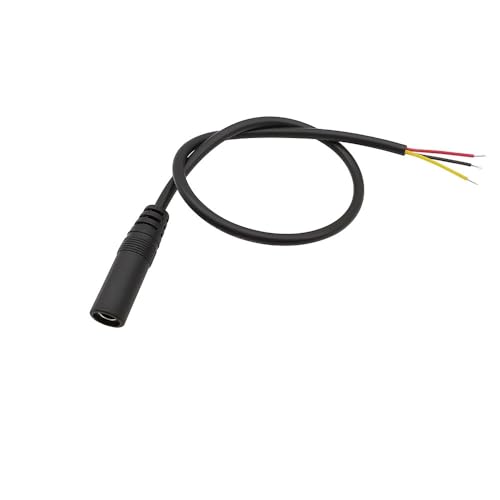 3,5 mm 1/8 Zoll Mono/Stereo-Stecker Buchse Klinkenstecker 2/3/4-poliger Pin AUX-Verlängerungskabel DIY Audio-Kopfhörer-Reparaturkabel 30 cm(3Pole Female,2Pcs) von XIAONIYI