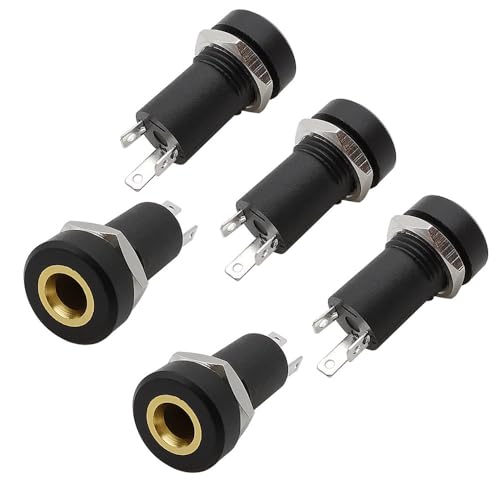 5 Stücke 3,5mm 3 Pole Audio Jack Buchse Weiblich Stereo Connector Solder Panel Mount Mit Muttern 3,5 Kopfhörer Jack PJ-392A PJ392A von XIAONIYI