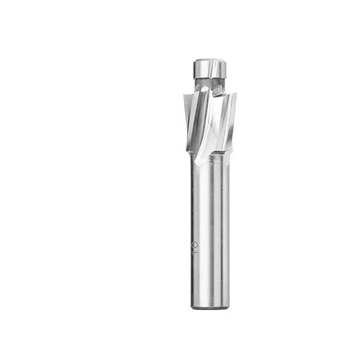 Fräser, 1 Stück, 4 Flöten, HSS-Senker-Schaftfräser, M3,2-M20, Pilot-Schlitz-Bit for Metallbohren, Senker-Fräser(14.4x24x12x80) von XIAONIYI
