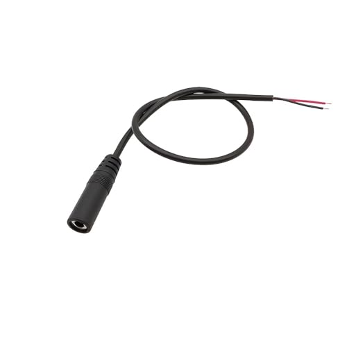 XIAONIYI 3,5 mm 1/8 Zoll Mono/Stereo-Stecker Buchse Klinkenstecker 2/3/4-poliger Pin AUX-Verlängerungskabel DIY Audio-Kopfhörer-Reparaturkabel 30 cm(2Pole Female,5Pcs) von XIAONIYI