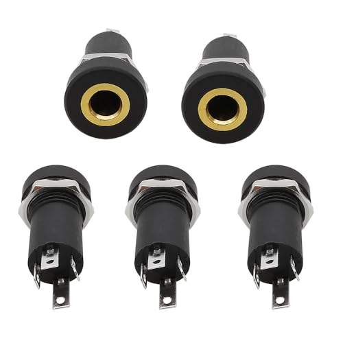 XIAONIYI 5/10Pcs PJ-392A 3,5mm 4 Pin Audio Buchse Kopfhörer Buchse Mit Muttern 3,5 Mm 4 Pole Panel Mount Jack PJ392A(10Pcs) von XIAONIYI