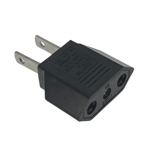 XIAONIYI Amerika Europäischer Mini CN UK EU zu US AU Netzsteckeradapter Russland Australien Reisestecker Konverter Korea 4,0 mm 4,8 mm Stecker 6A 125A(Yellow) von XIAONIYI