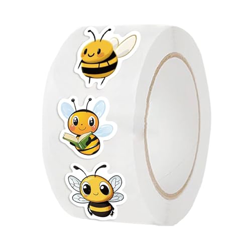 Dekorative Cartoon-Aufkleber, Verpackungsetiketten, Cartoon-Siegelaufkleber für Umschläge, Scrapbooking, Notizbuch, 500 Stück von XIAOQENAN