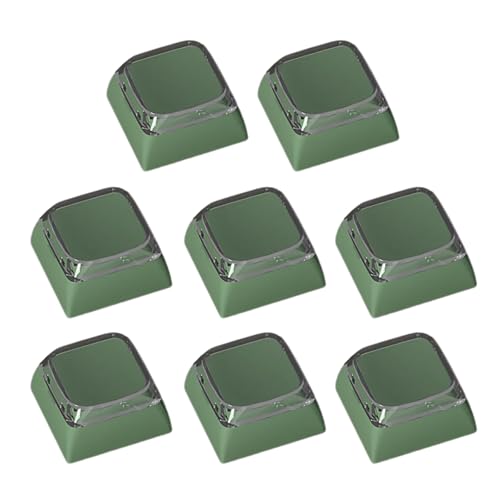 XDA Höhen-Tastenkappen-Set für mechanische Tastaturen mit Hintergrundbeleuchtung, leicht zu reinigen und klassische Farbe optional, 8 Stück von XIAOQENAN
