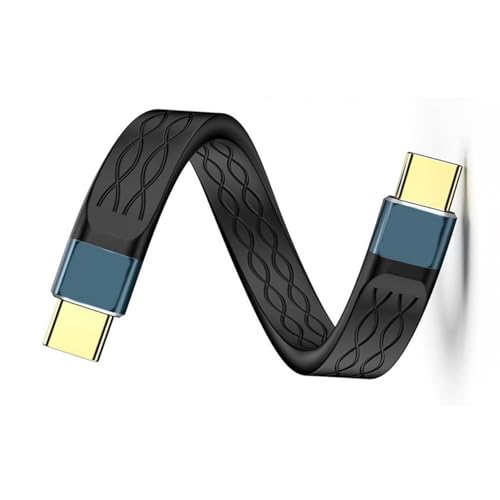 XIAOQENAN 8K Kurzes Ladekabel 240W Stromversorgung 13 Cm Flexibles Design Mit E Marketechnologie Für Hochleistungsgeräte von XIAOQENAN