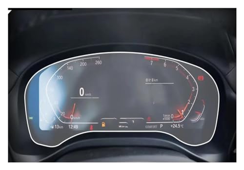 XIAOYANS Navigation Glas Schutzfolie Für IX3 LCD-Autoradio, GPS-Navigation, gehärtetes Glas und Armaturenbrett-Bildschirmschutzfolie (Farbe : 2019-2021 low match Dashboard) von XIAOYANS