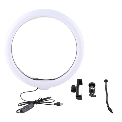 XIASABA 13 -Zoll -Selfie -Ringlicht mit Telefonhalter -LED -Ringlicht zum Streaming von Make -up -Selfie -Fotografie, das über USB -Stecker verbindet und EIN verstellbares XIASABA 13 -Zoll -Selfie -Ringlicht mit Telefonhalter -LED -Ringlicht zum Streaming von Make -up -Selfie -Fotografie, das über USB -Stecker verbindet und EIN verstellbares von XIASABA