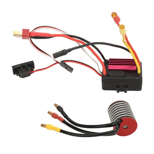 XIASABA 2430 bürstenloser Motor 35A bürstenloser ESC Genauer bürstenloser Motor ESC Set ideal für 1/16 1/18 RC -Auto mit 0kV Hochleistungs -Upgrade Ihr RC -Auto Erlebnis schneller (5800KV) von XIASABA