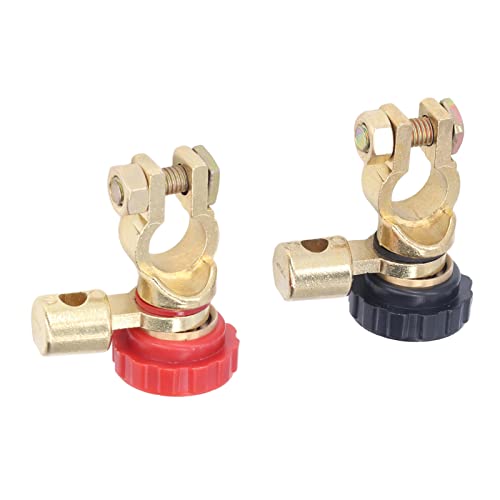 XIASABA 2PCS Batterieanschlussverknüpfungsschalter Antikreep Proof Power Isolator Universal für RV -ATV -Boot ideal für Automobilfahrzeuge und marine elektrische Geräte von XIASABA