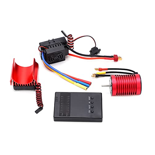XIASABA 4370KV bürstenloser Motor mit 60A ESC -Programmierkarte Kühlkörper Combo -Set für 1/10 RC Fernbedienungsauto Hochreines Kupferwicklungen Verbessert die Effizienz und die XIASABA 4370KV bürstenloser Motor mit 60A ESC -Programmierkarte Kühlkörper Combo -Set für 1/10 RC Fernbedienungsauto Hochreines Kupferwicklungen Verbessert die Effizienz und die von XIASABA