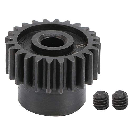 XIASABA 48p Metallmotor Zahnrad 24T -Ritzel mit Schrauben -Upgrade -Zubehör für 1/10 1/16 RC -Auto von XIASABA