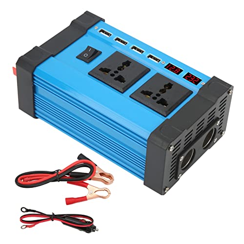 XIASABA 500W Modifiziert Sinus -Solar -Wechselrichter mit Smart Dual LCD -Display -Bildschirm 4 USB 4,2A schnelle Ladeanschlüsse, die 12 V auf 220 V für breite Fahrzeugnutzung XIASABA 500W Modifiziert Sinus -Solar -Wechselrichter mit Smart Dual LCD -Display -Bildschirm 4 USB 4,2A schnelle Ladeanschlüsse, die 12 V auf 220 V für breite Fahrzeugnutzung von XIASABA