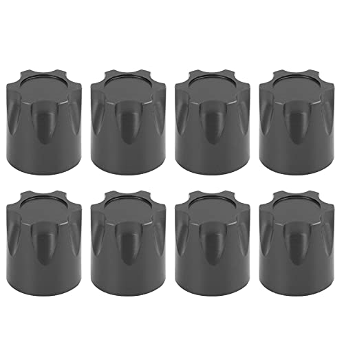 XIASABA 8 Stück RC-Felgen-Mittelkappen-Adapter M4-Mutter für Traxxas Hsp Axial Scx10 D90 1/10 RC-Auto, rot, hochwertige Aluminiumlegierung, korrosionsbeständig, leicht, hohe (Schwarz) von XIASABA