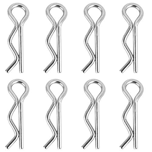 XIASABA 8pcs Metal Stainless Steel Body Shell Clips for RC Car Shell Wind Tail Parts Quality Durable and Easy To Use von XIASABA