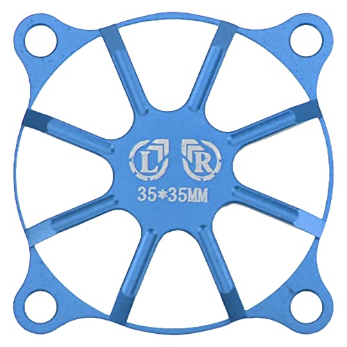 XIASABA ALUMINUM LEGRUCK MOTOR Kühlungslüfterabdeckung für RC -Auto Leichte Wärme -Dissipation Wache CNC Bearbeiteter Beschützer verbessert die Leistung und den Stil (Dunkelblau) von XIASABA