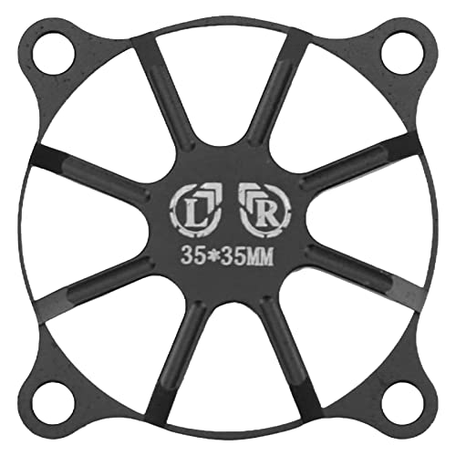 XIASABA ALUMINUM LEGRUCK MOTOR Kühlungslüfterabdeckung für RC -Auto Leichte Wärme -Dissipation Wache CNC Bearbeiteter Beschützer verbessert die Leistung und den Stil (Schwarz) von XIASABA