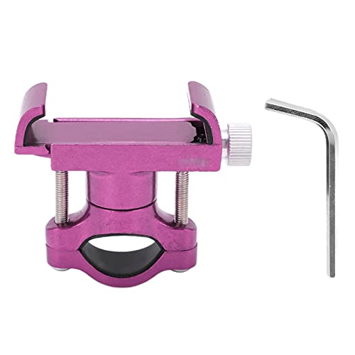 XIASABA Aluminium Legierung Fahrrad Handy Halterung Heavy Duty Fahrrad Handy Halter mit Hex Schraubens CHL üssel für Fahrräder Motorräder Roller Blau (Rosa) von XIASABA