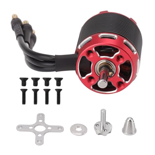 XIASABA C2834 Bürstenloser Motor, professioneller bürstenloser Motor mit 14 Polen und 12 Schlitzen, hohe Torsionskraft, für Flugzeugmodelle, 750 kV, mit Aluminiumlegierung und (1120KV) von XIASABA