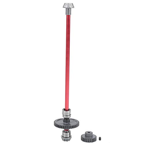 XIASABA CENTER -Getriebeswellenbaugruppe Motor Getriebe für Wltoys 144001 1:14 RC -Auto (Rot) von XIASABA