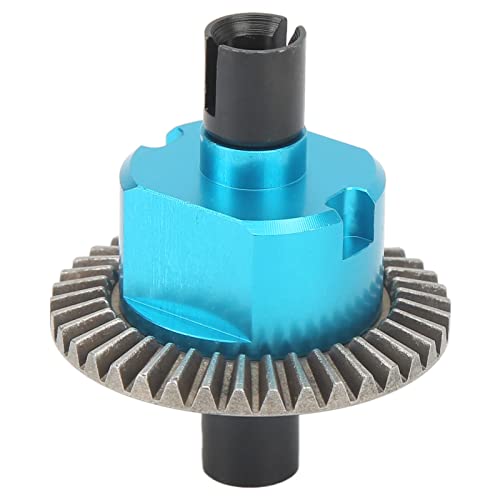 XIASABA HSP 94122 94123 94111 94188 1/10 RC -Auto 38T Differentialgetriebe Aluminiumlegierung Stahlstahl -Upgrade Teile Hocheffizienzgetriebe System (Blau) von XIASABA