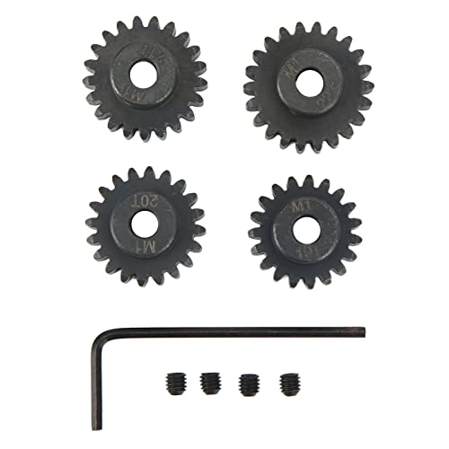 XIASABA M1 5mm RC -Motorritzel Set 19T 20T 21T 22T Härterstahlersatz für 1/8 bürstenlosen bürstener Modellauto mit 5 -mm -Wellenprofessionen für 1/8 von XIASABA