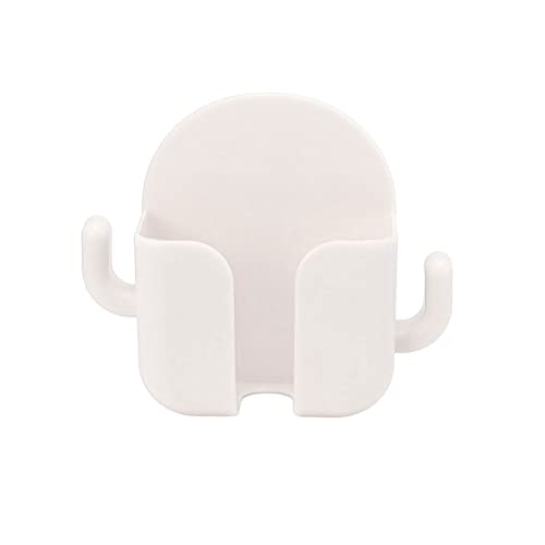 XIASABA Selbst klebende Wand Halterung Handy Halterung Wand Halterung Telefon Lade Halter Ideal für Home Office Schlafzimmer Grün (White) von XIASABA